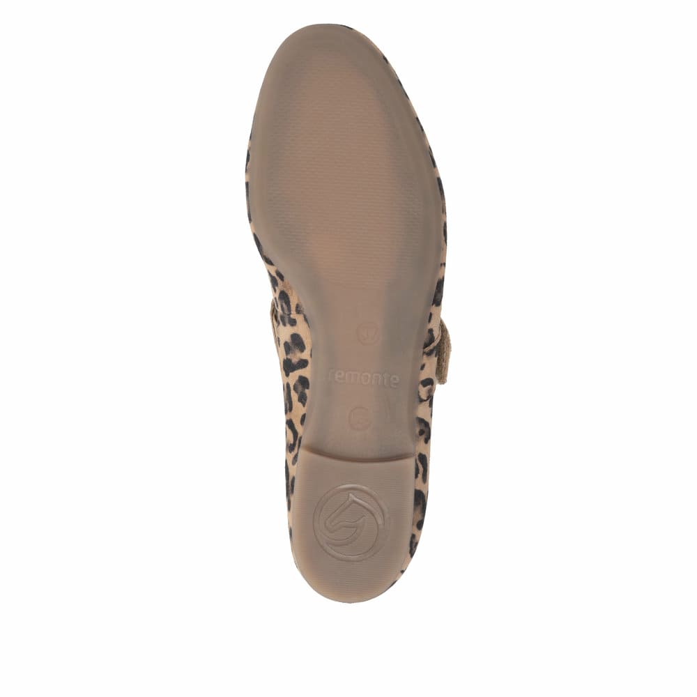 Remonte Damen Ballerinas - Animalprint