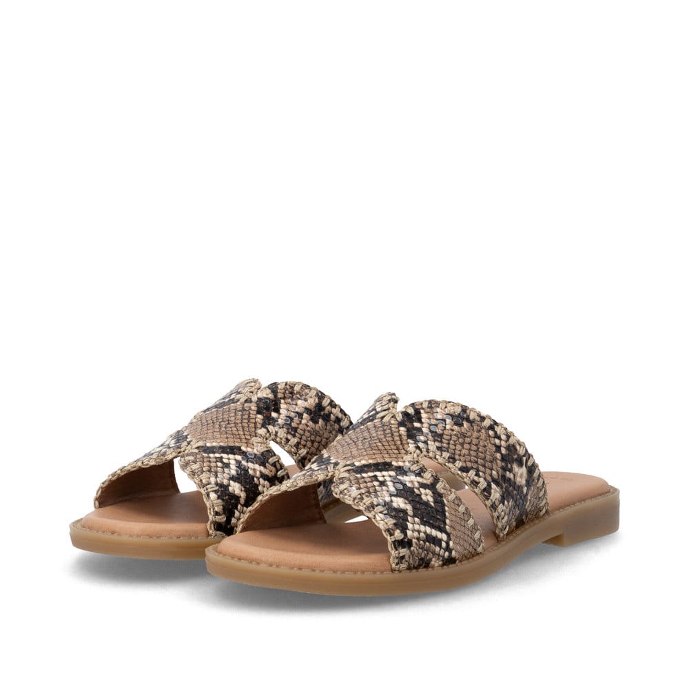 Remonte Damen Pantoletten - Animalprint