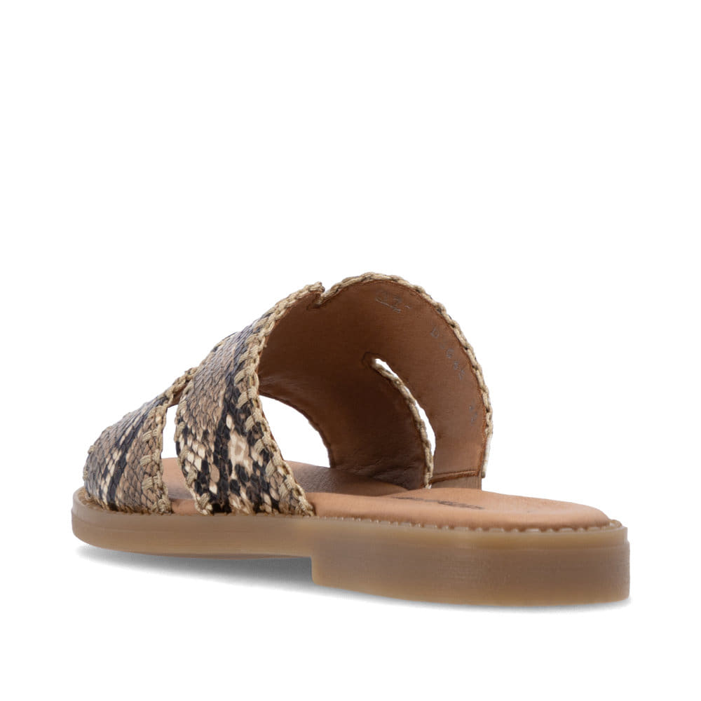 Remonte Damen Pantoletten - Animalprint