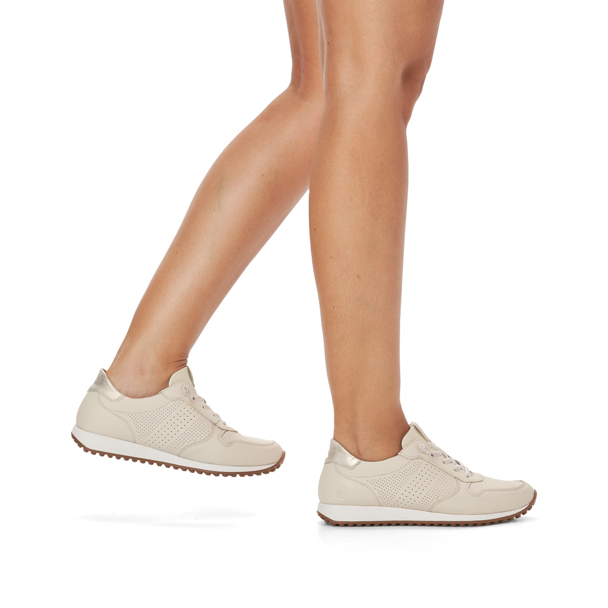 Remonte Damen Schnürschuhe - Beige