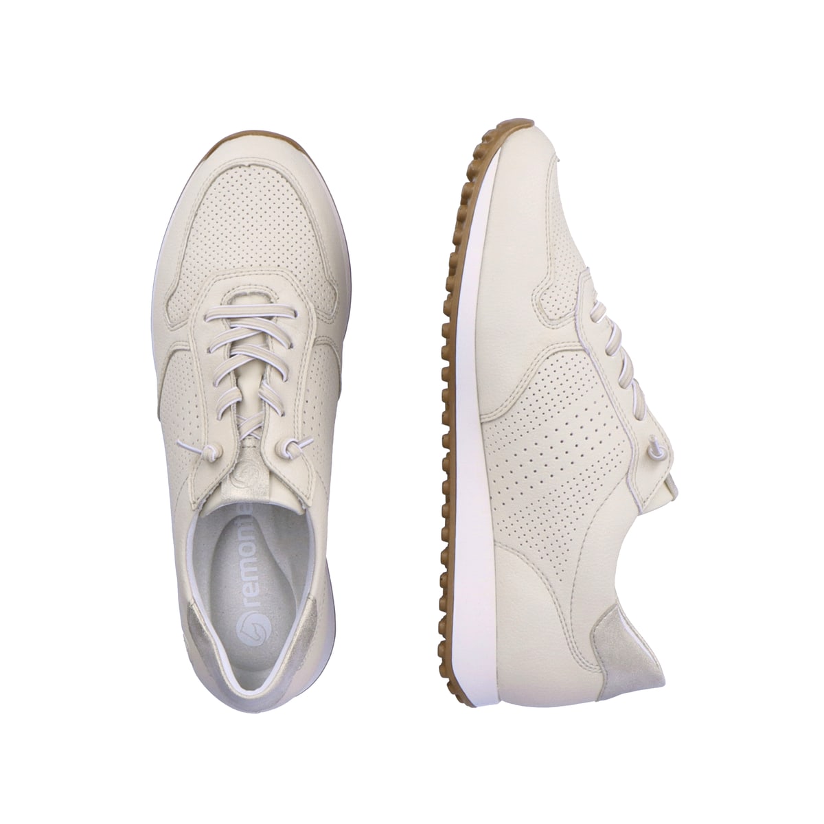 Remonte Damen Schnürschuhe - Beige