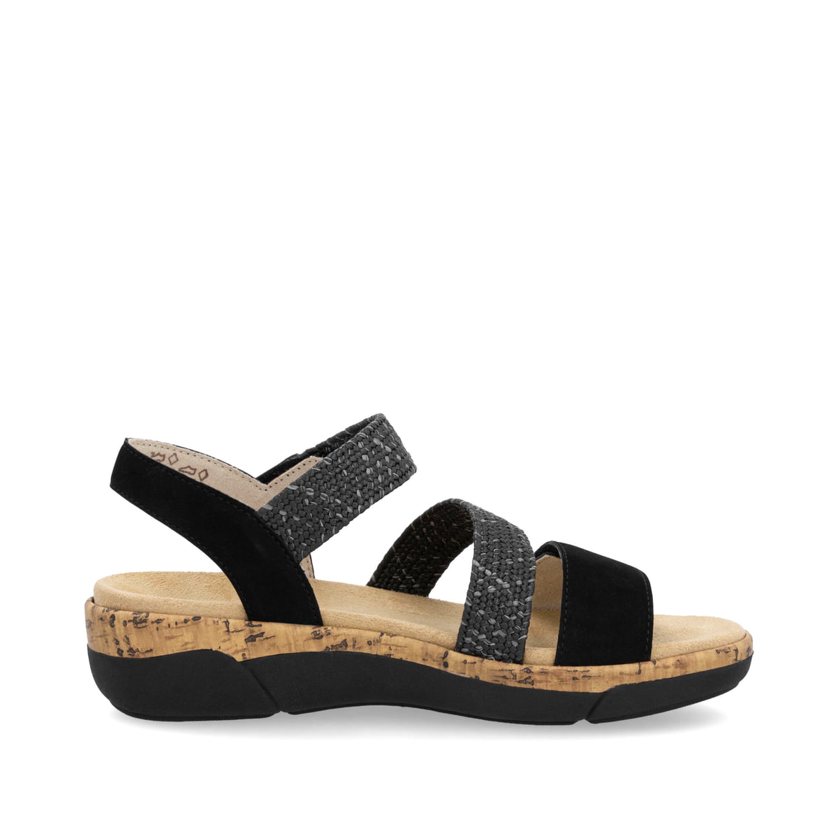 Remonte Damen Riemchensandalen - Schwarz