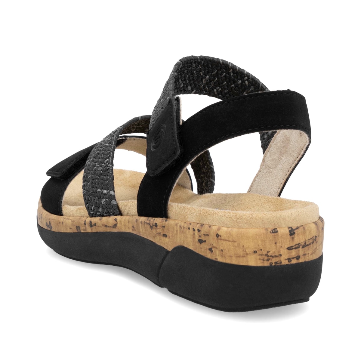 Remonte Damen Riemchensandalen - Schwarz