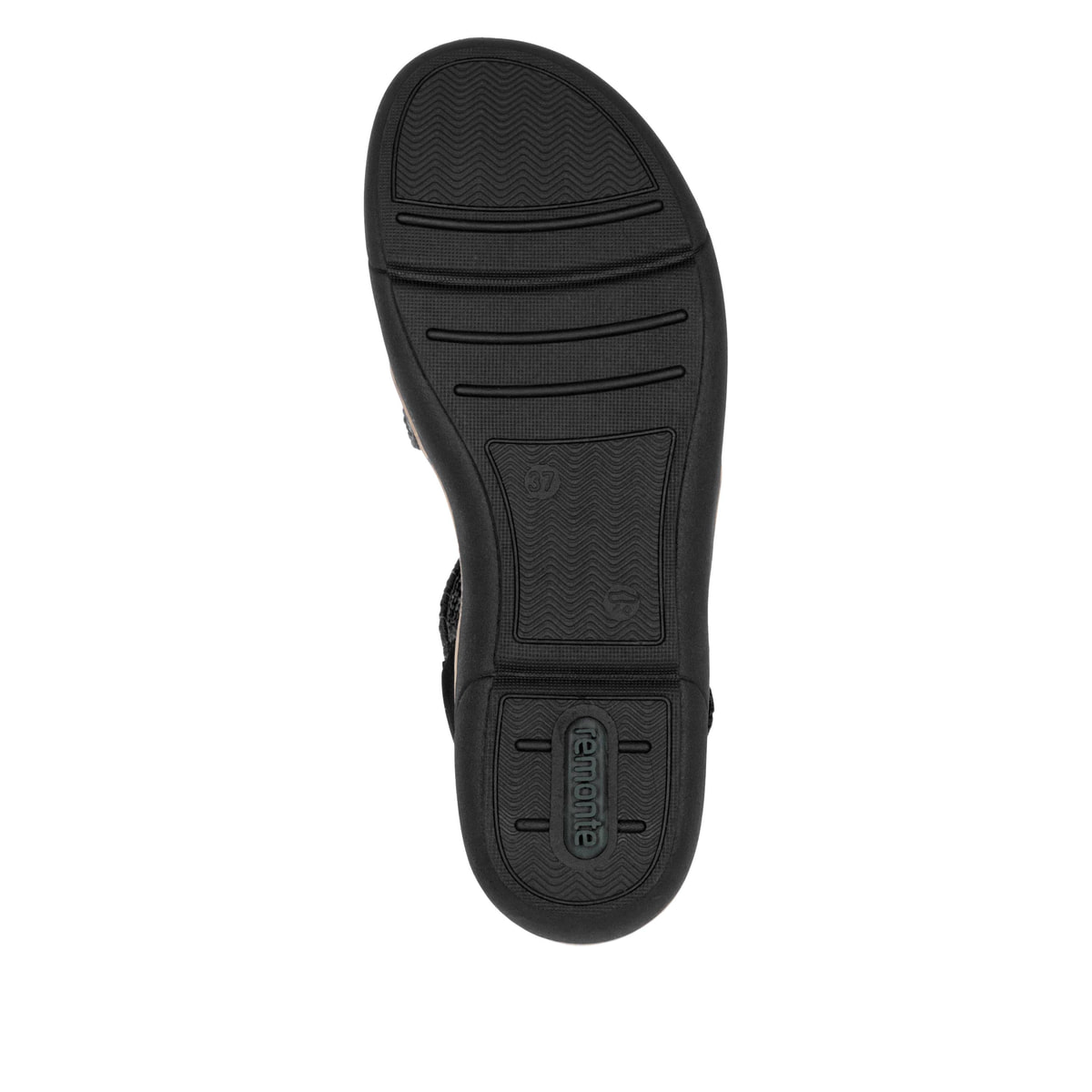 Remonte Damen Riemchensandalen - Schwarz