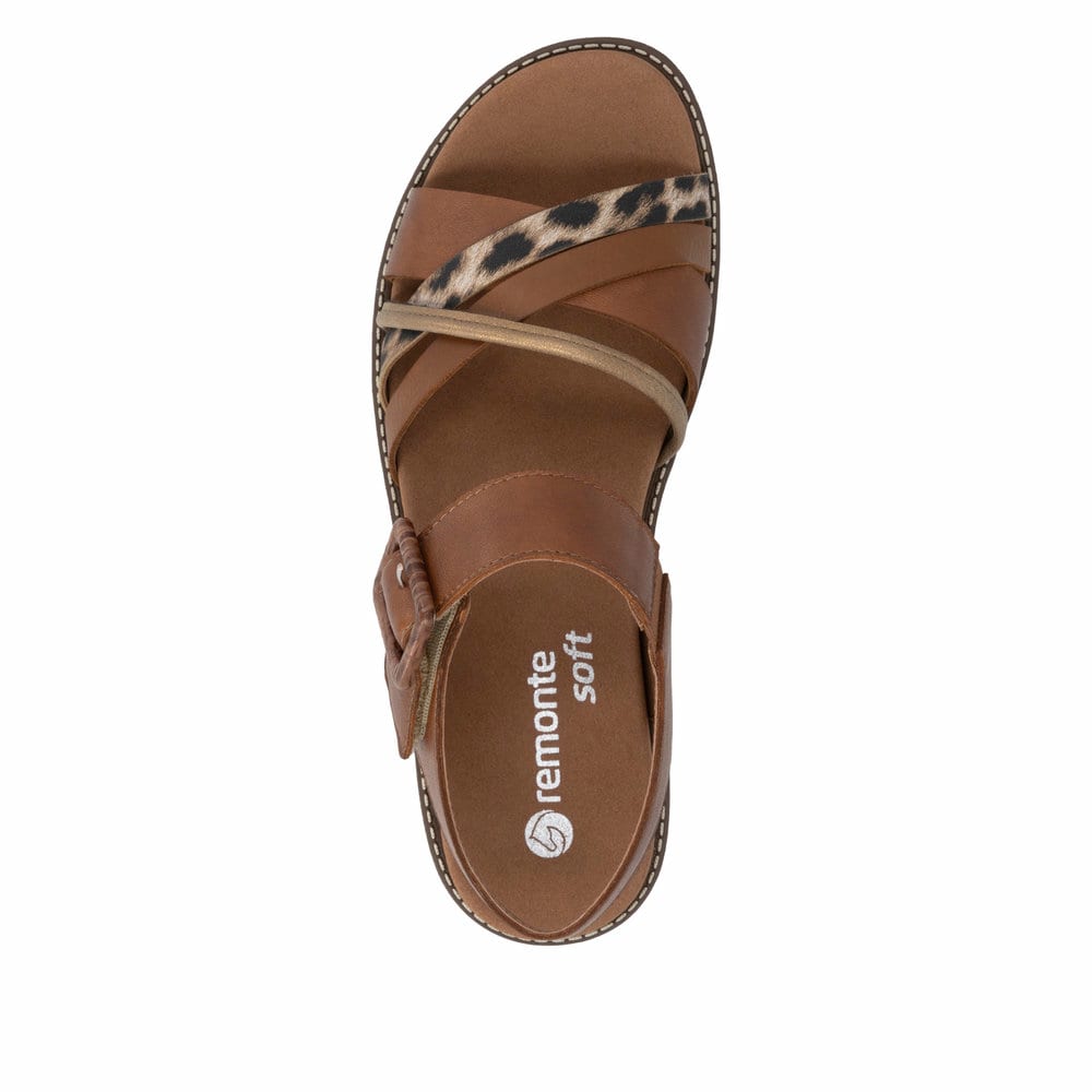 Remonte Damen Riemchensandalen - Braun