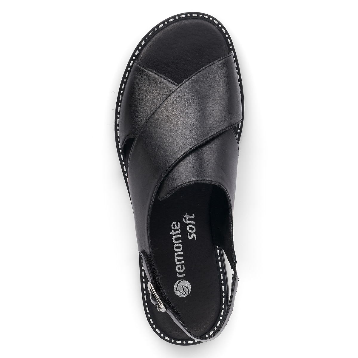 Remonte Damen Riemchensandalen - Schwarz
