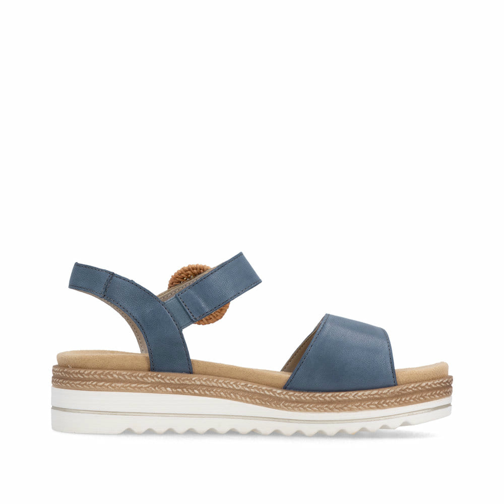 Remonte Damen Riemchensandalen - Blau