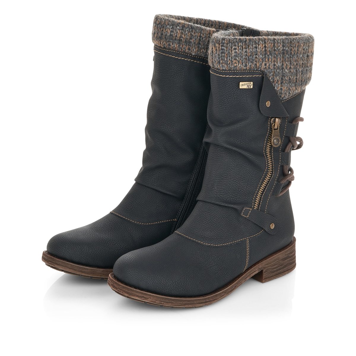 Remonte Damen Hochschaftstiefel - Schwarz