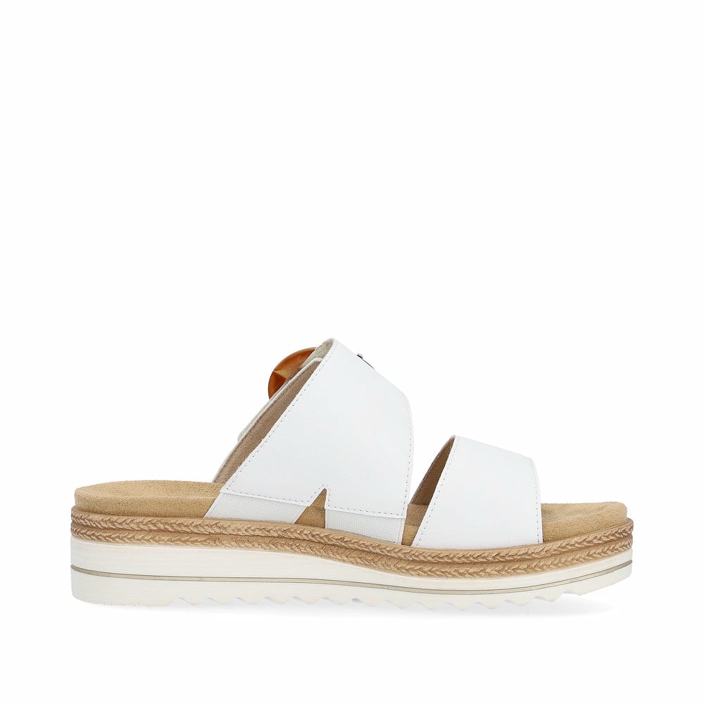 Remonte Damen Pantoletten - Weiss
