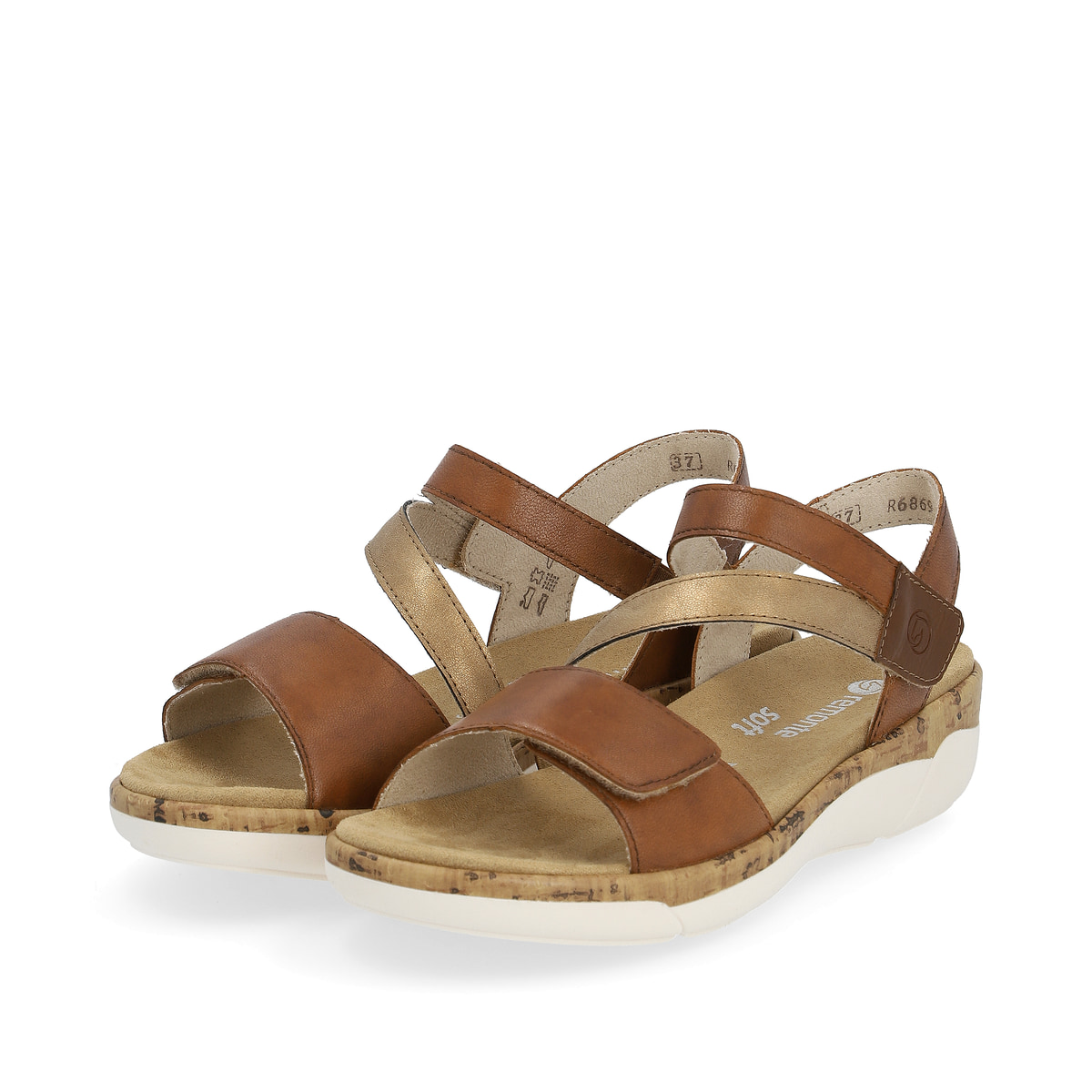 Remonte Damen Riemchensandalen - Braun
