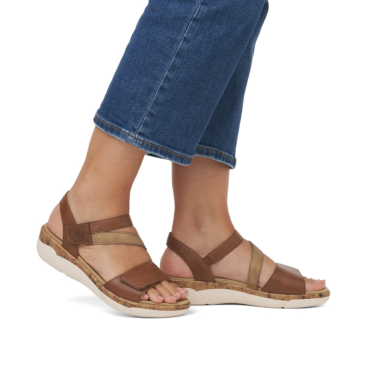 Remonte Damen Riemchensandalen - Braun