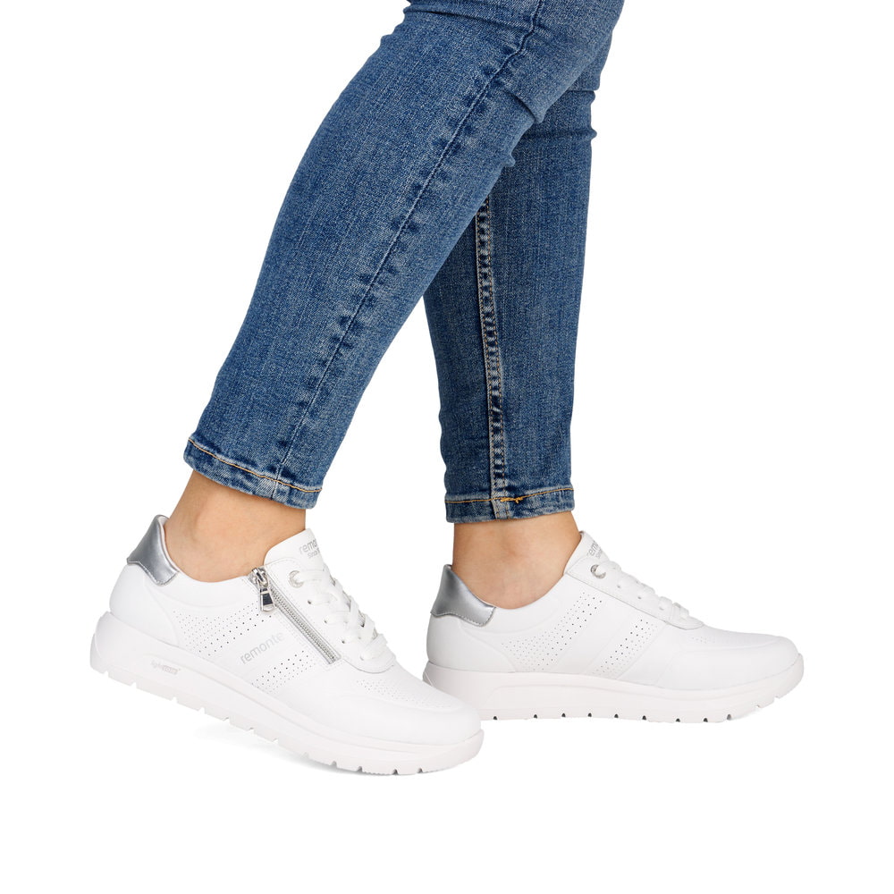 Remonte Damen Schnürschuhe - Weiss