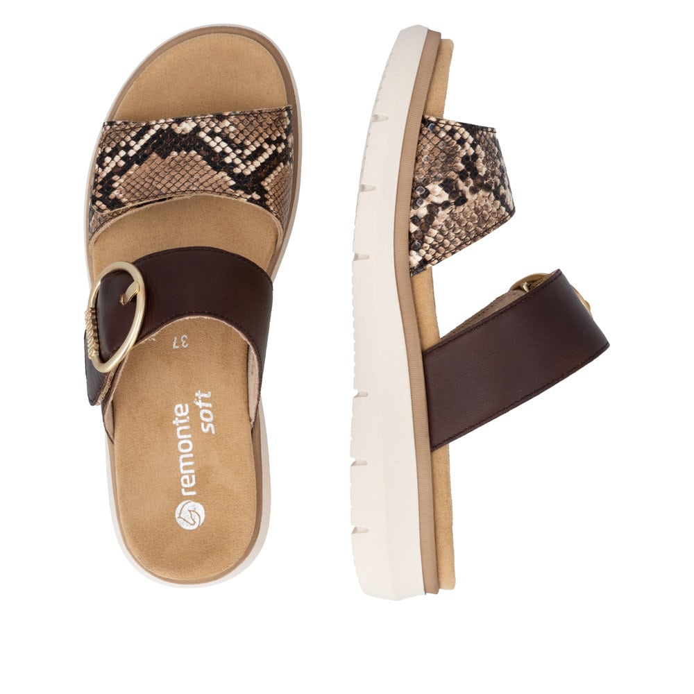 Remonte Damen Pantoletten - Braun