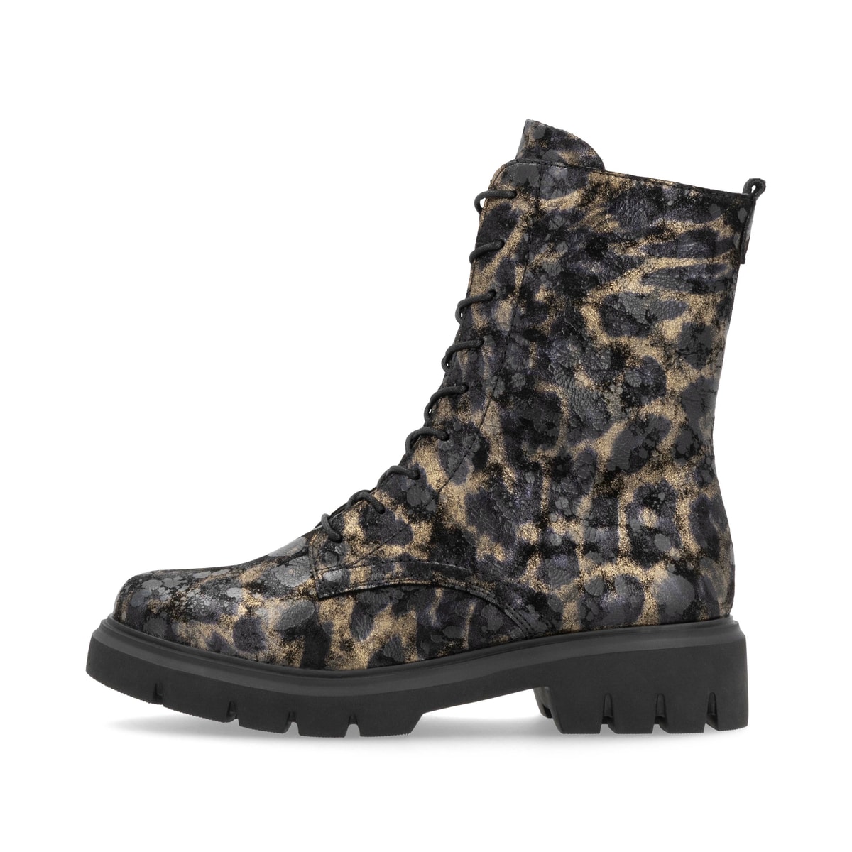 Remonte Damen Schnürstiefel - Animalprint