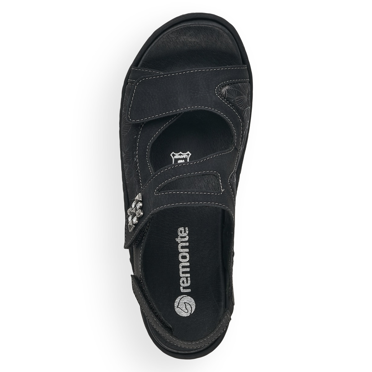 Remonte Damen Riemchensandalen - Schwarz