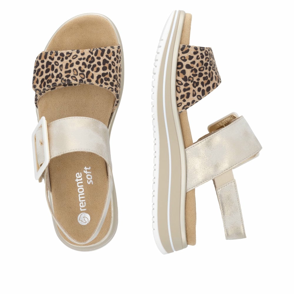 Remonte Damen Riemchensandalen - Bunt