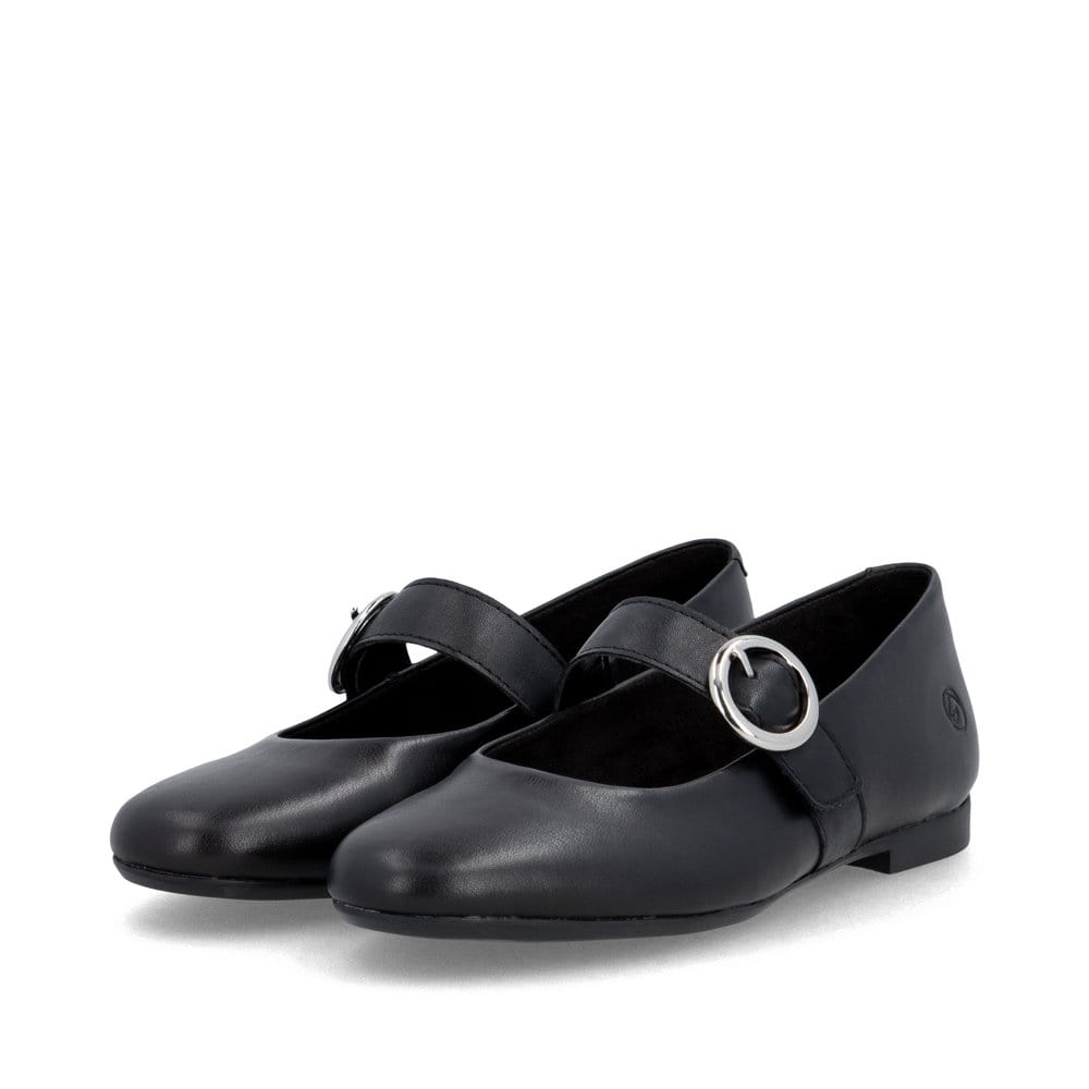 Remonte Damen Ballerinas - Schwarz