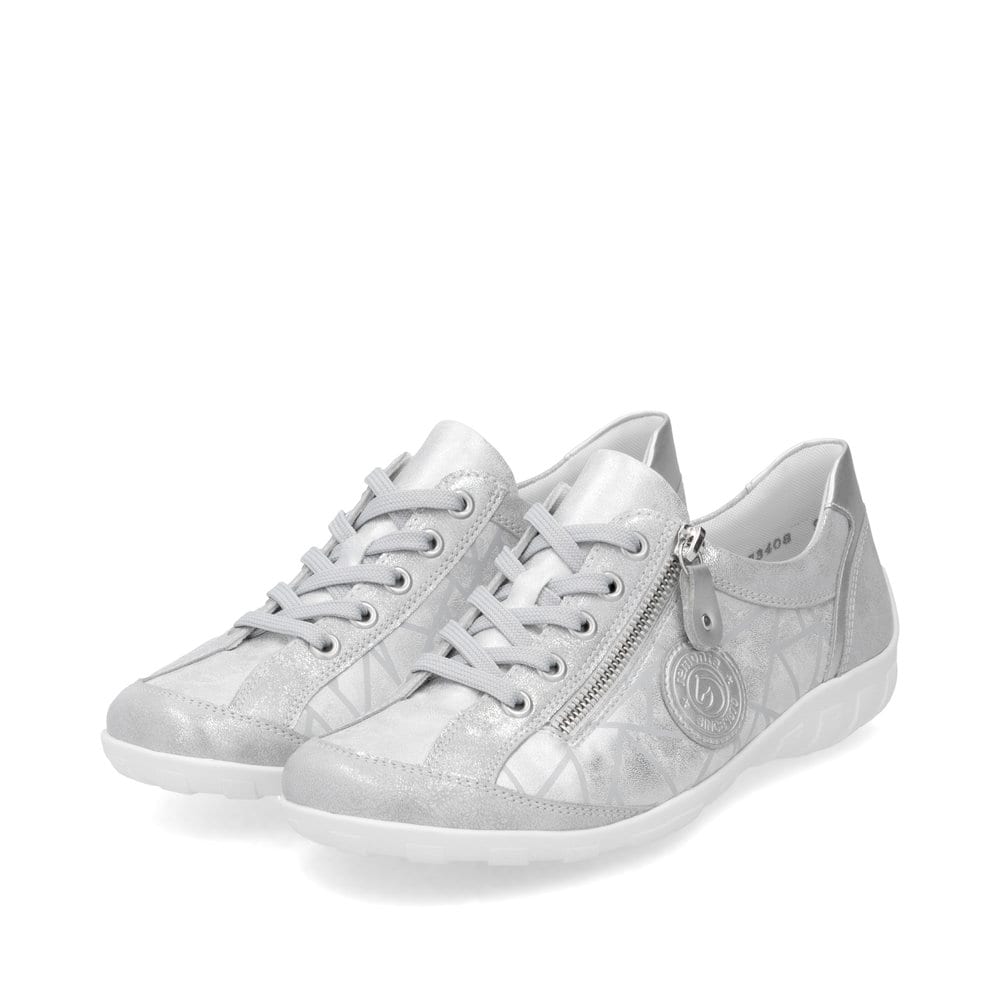 Remonte Damen Schnürschuhe - Silber/Platin