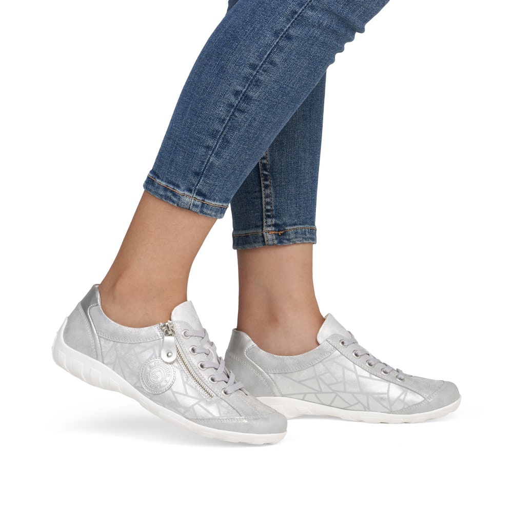 Remonte Damen Schnürschuhe - Silber/Platin
