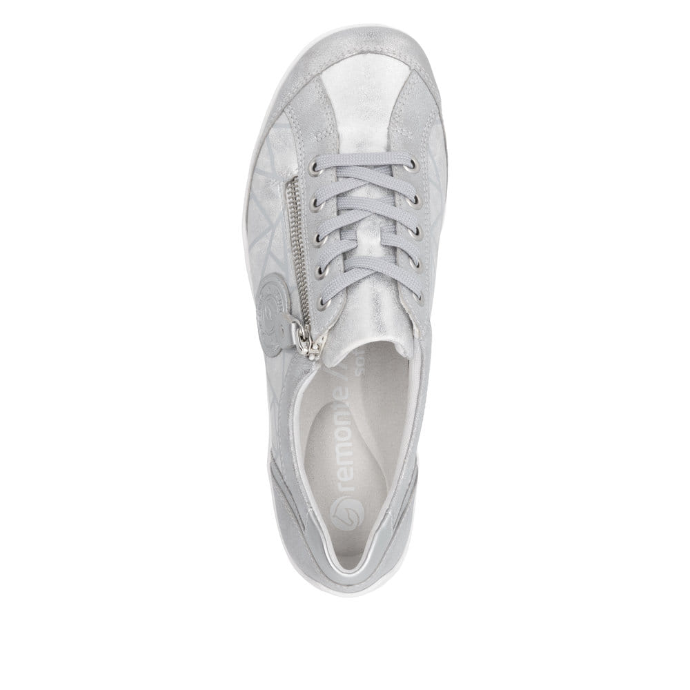 Remonte Damen Schnürschuhe - Silber/Platin