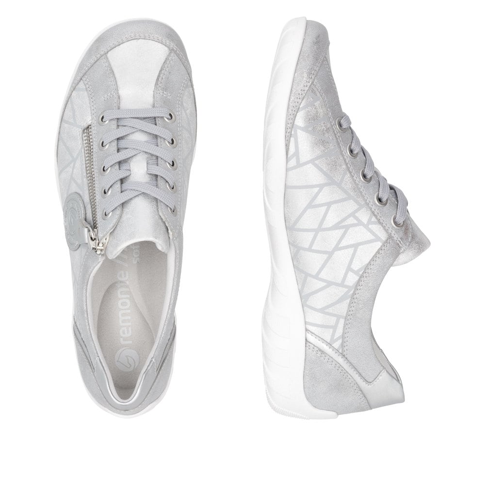 Remonte Damen Schnürschuhe - Silber/Platin