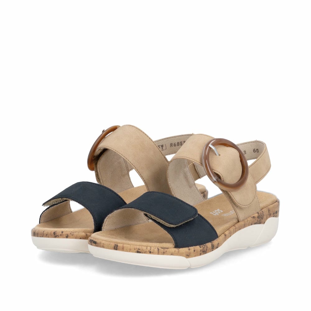 Remonte Damen Riemchensandalen - Beige