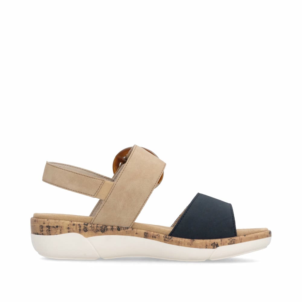 Remonte Damen Riemchensandalen - Beige