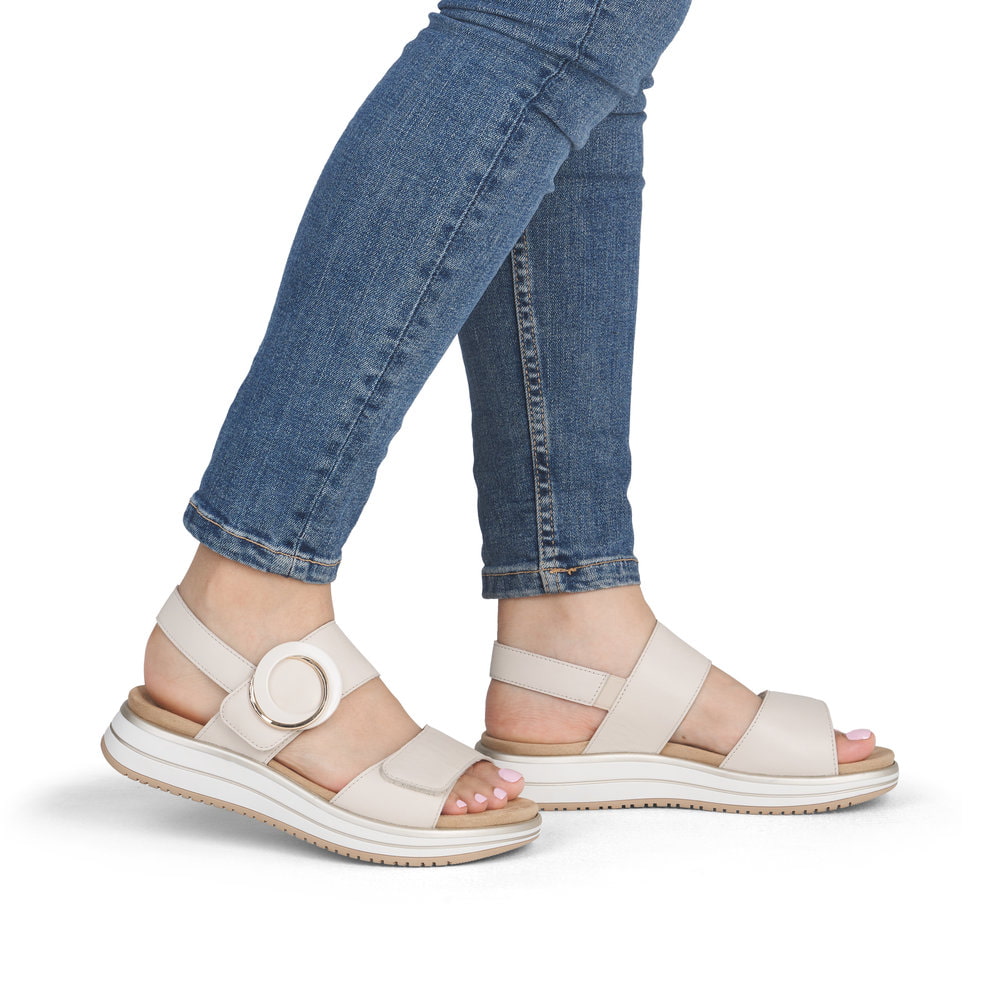 Remonte Damen Riemchensandalen - Beige