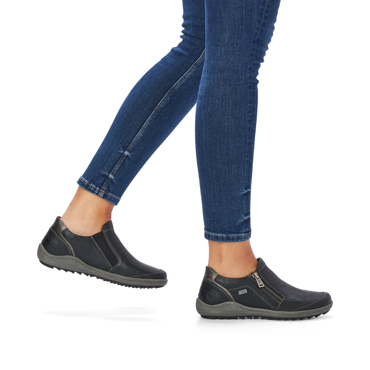 Remonte Damen Slipper - Schwarz