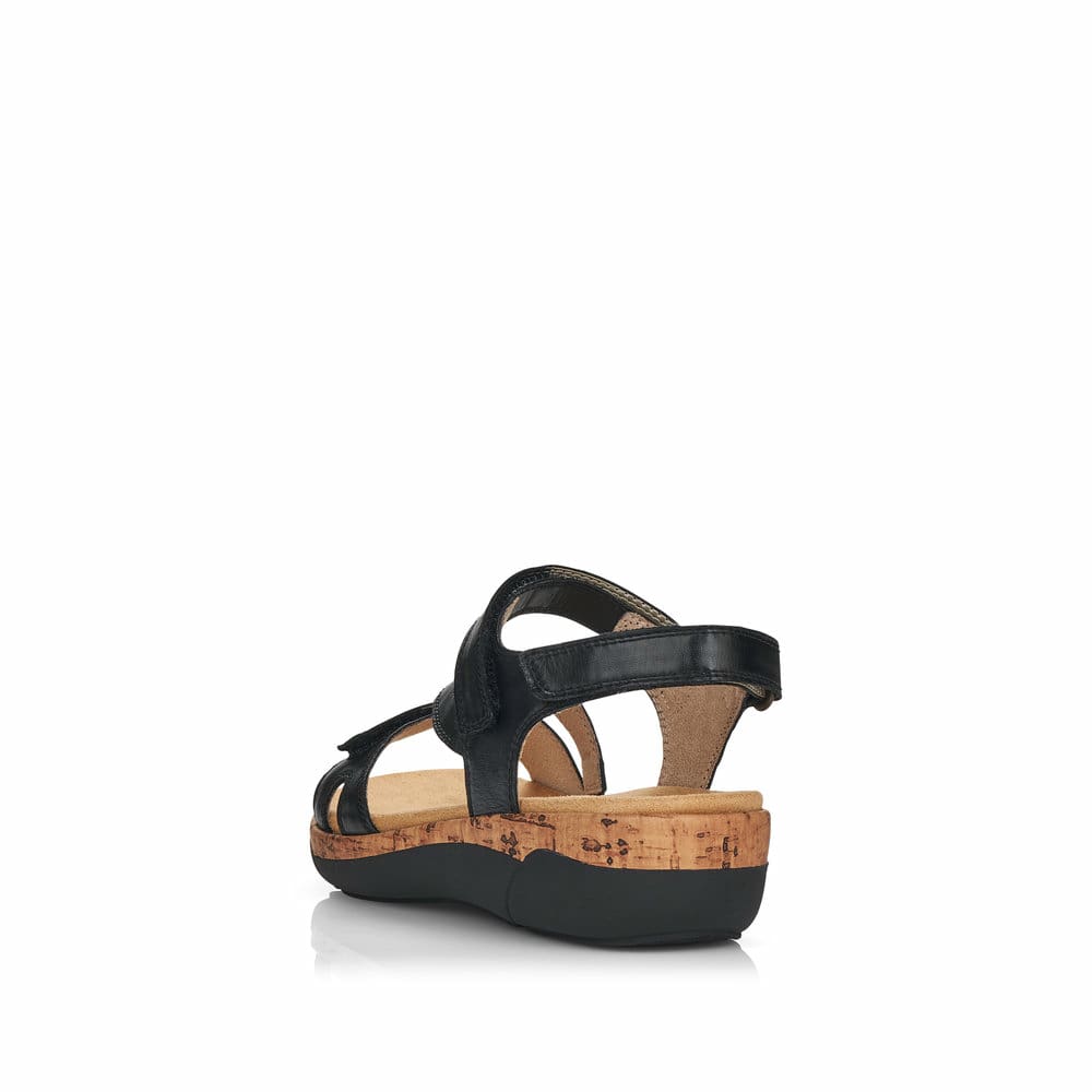 Remonte Damen Riemchensandalen - Schwarz
