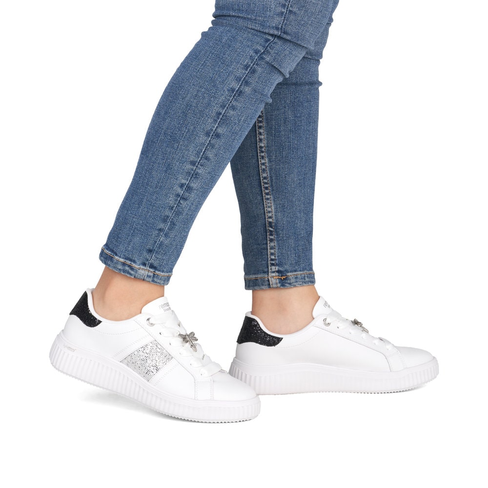 Remonte Damen Schnürschuhe - Weiss
