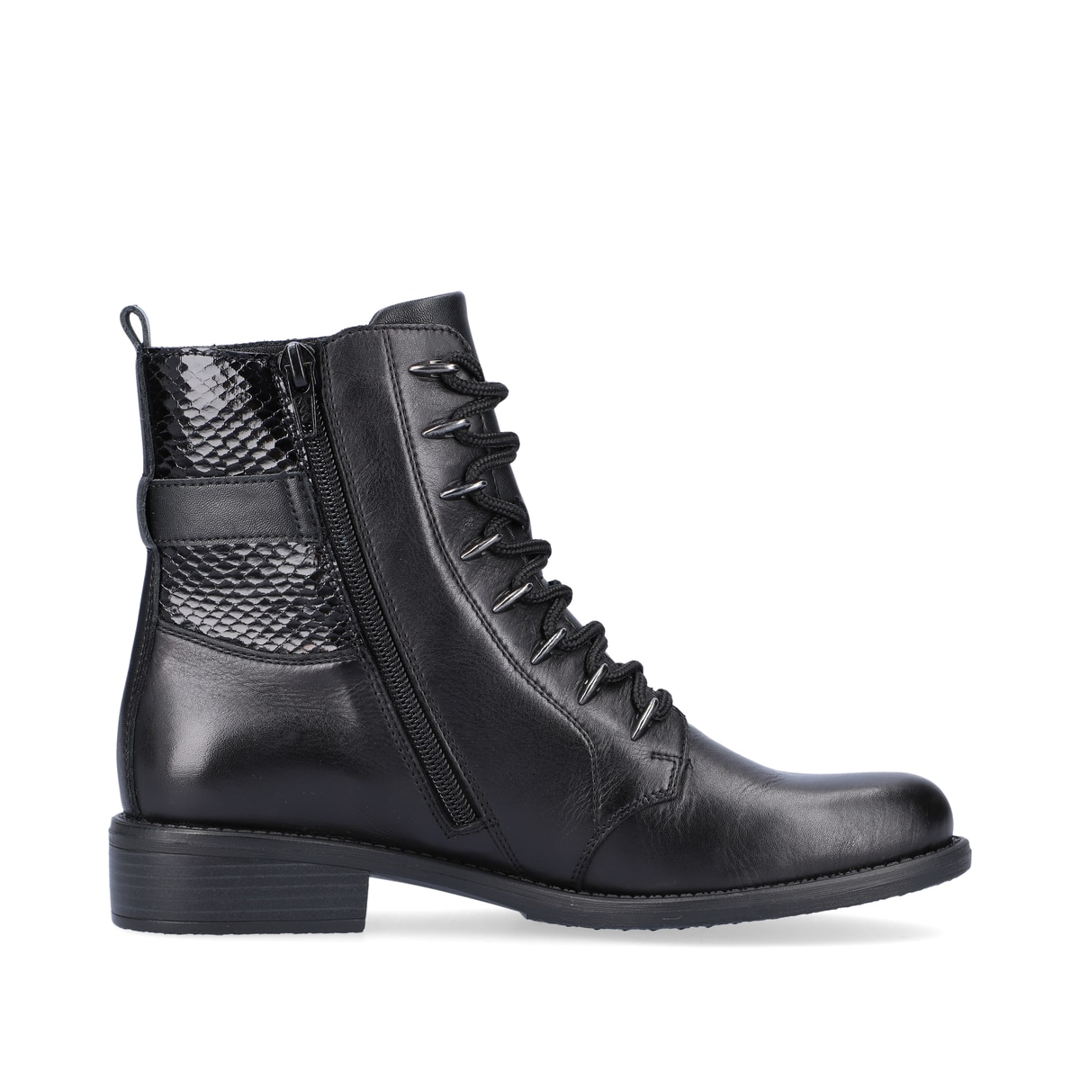 Remonte Damen Biker Boots - Schwarz
