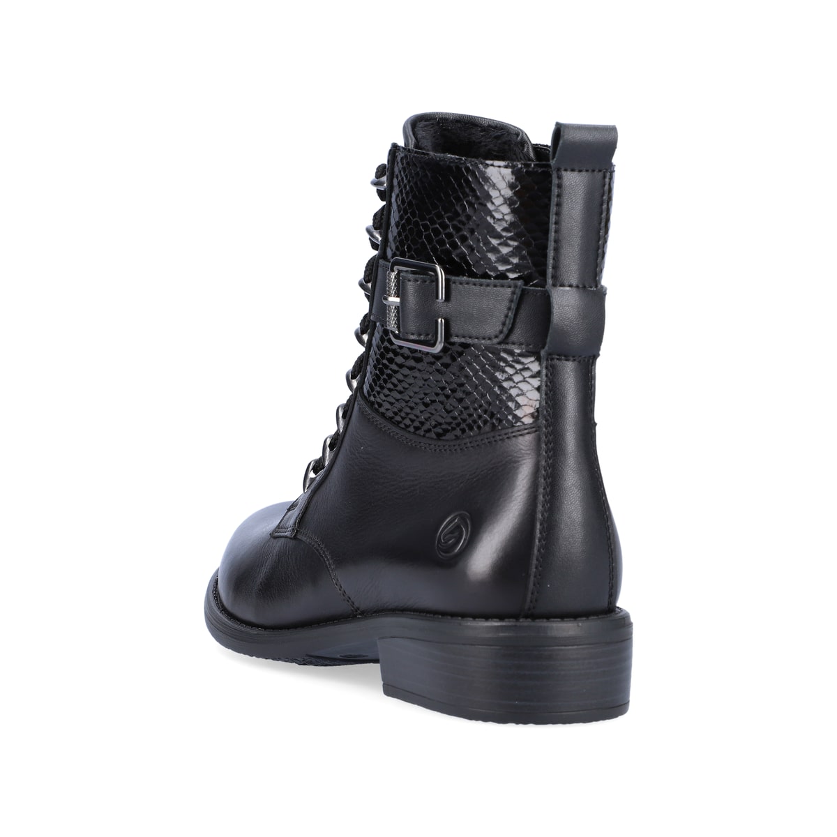 Remonte Damen Biker Boots - Schwarz