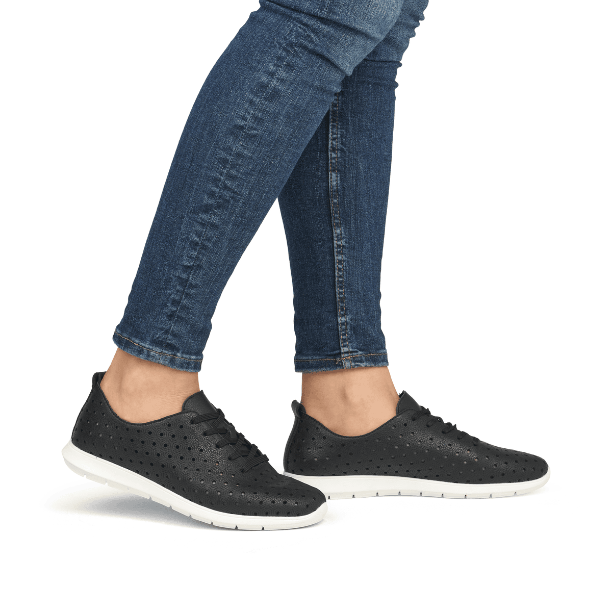 Remonte Damen Schnürschuhe - Schwarz