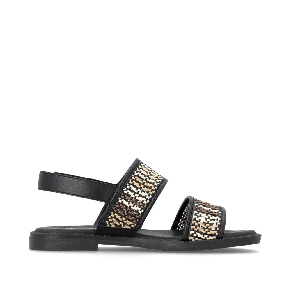 Remonte Damen Riemchensandalen - Schwarz