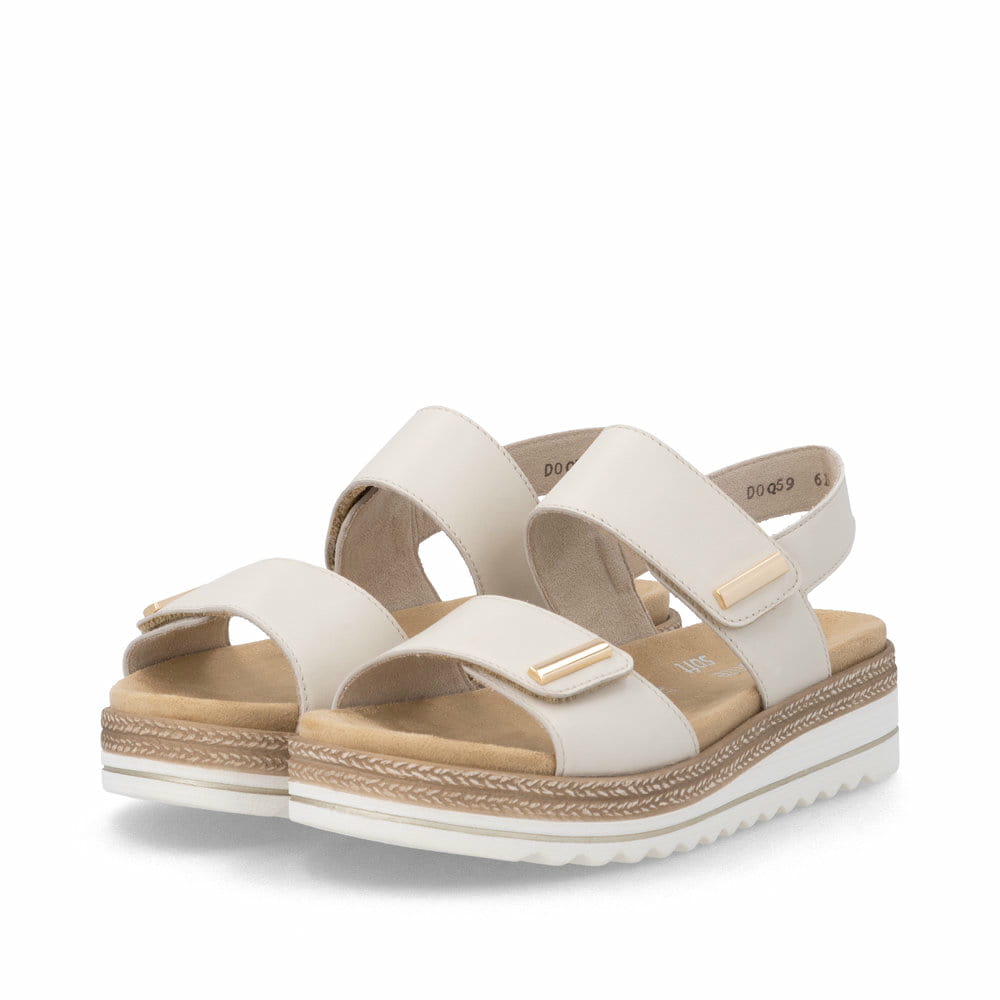 Remonte Damen Keilsandaletten - Beige