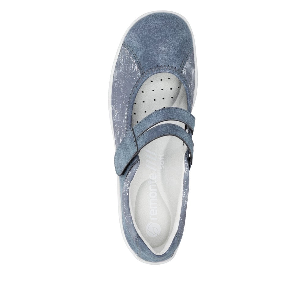 Remonte Damen Ballerinas - Blau