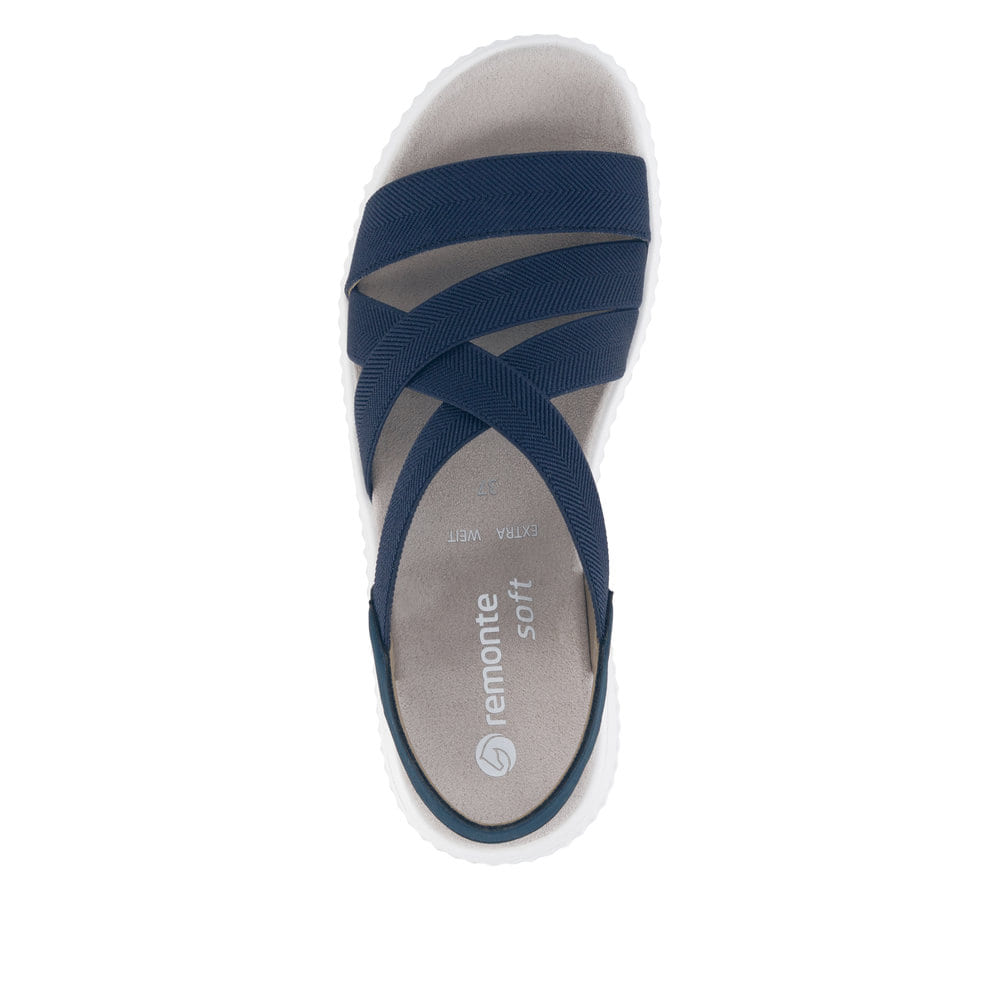 Remonte Damen Riemchensandalen - Blau