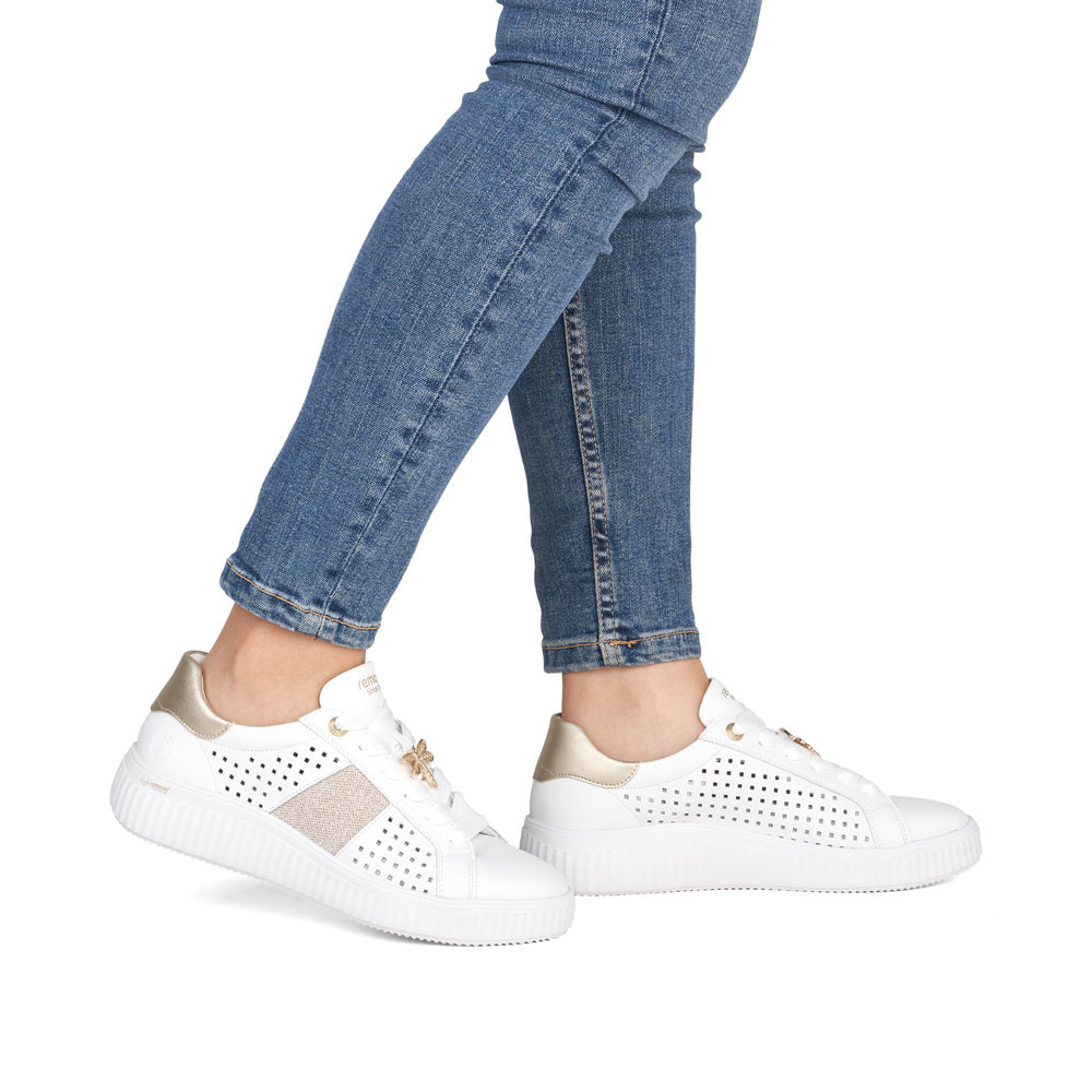 Remonte Damen Schnürschuhe - Weiss