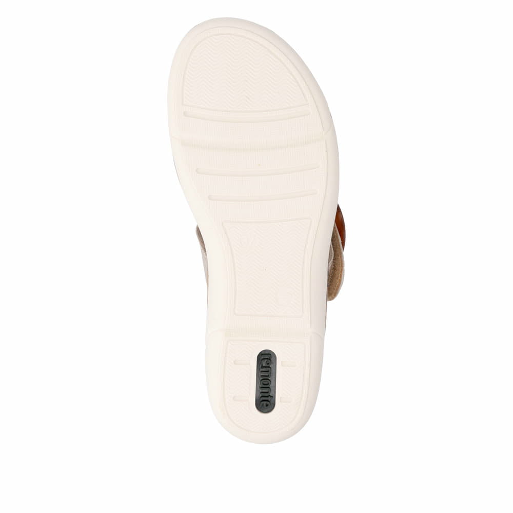 Remonte Damen Riemchensandalen - Metallic