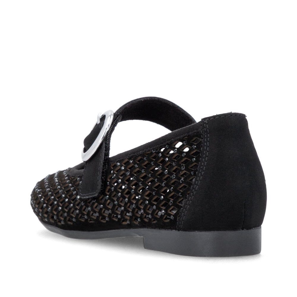 Remonte Damen Ballerinas - Schwarz