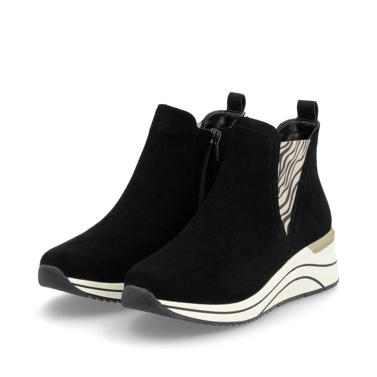 Remonte Damen Chelsea Boots - Schwarz