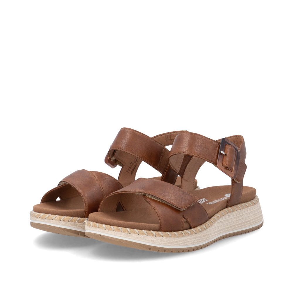 Remonte Damen Riemchensandalen - Braun