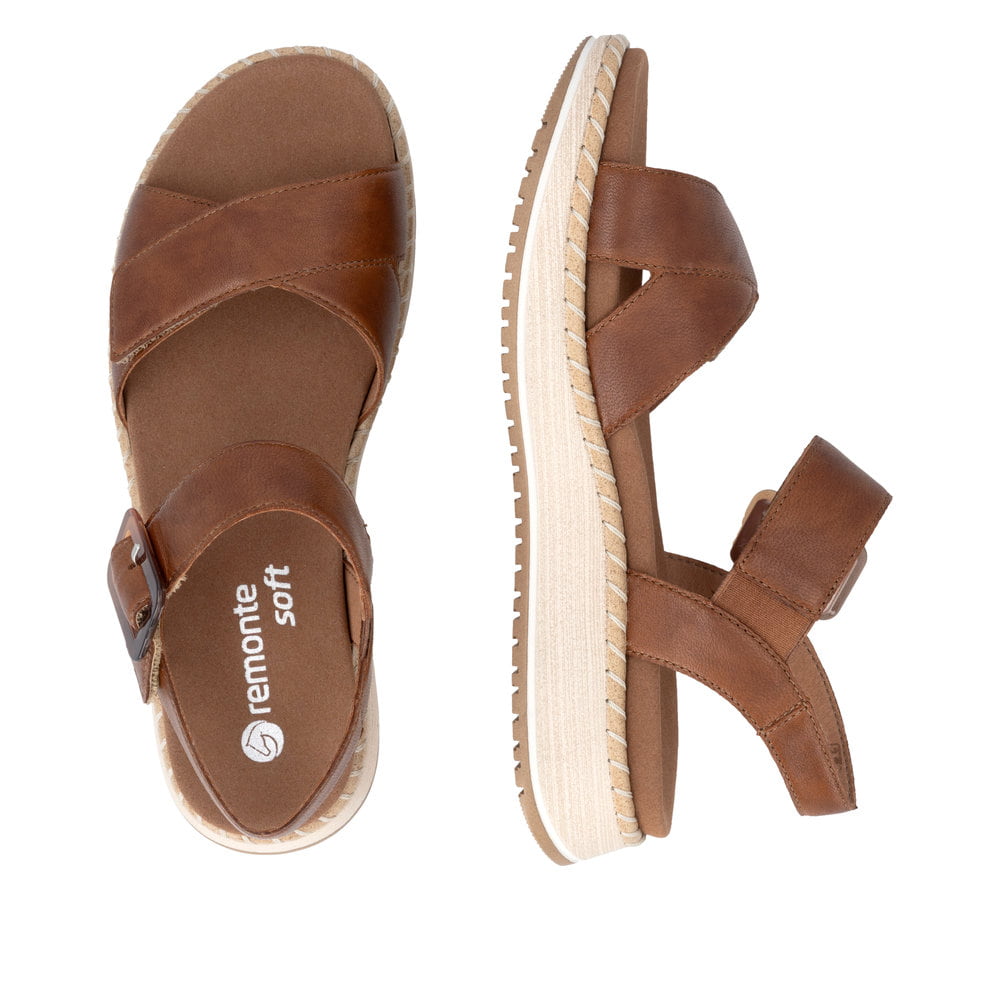 Remonte Damen Riemchensandalen - Braun