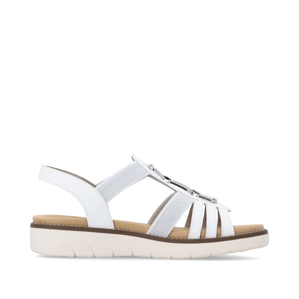 Remonte Damen Riemchensandalen - Weiss