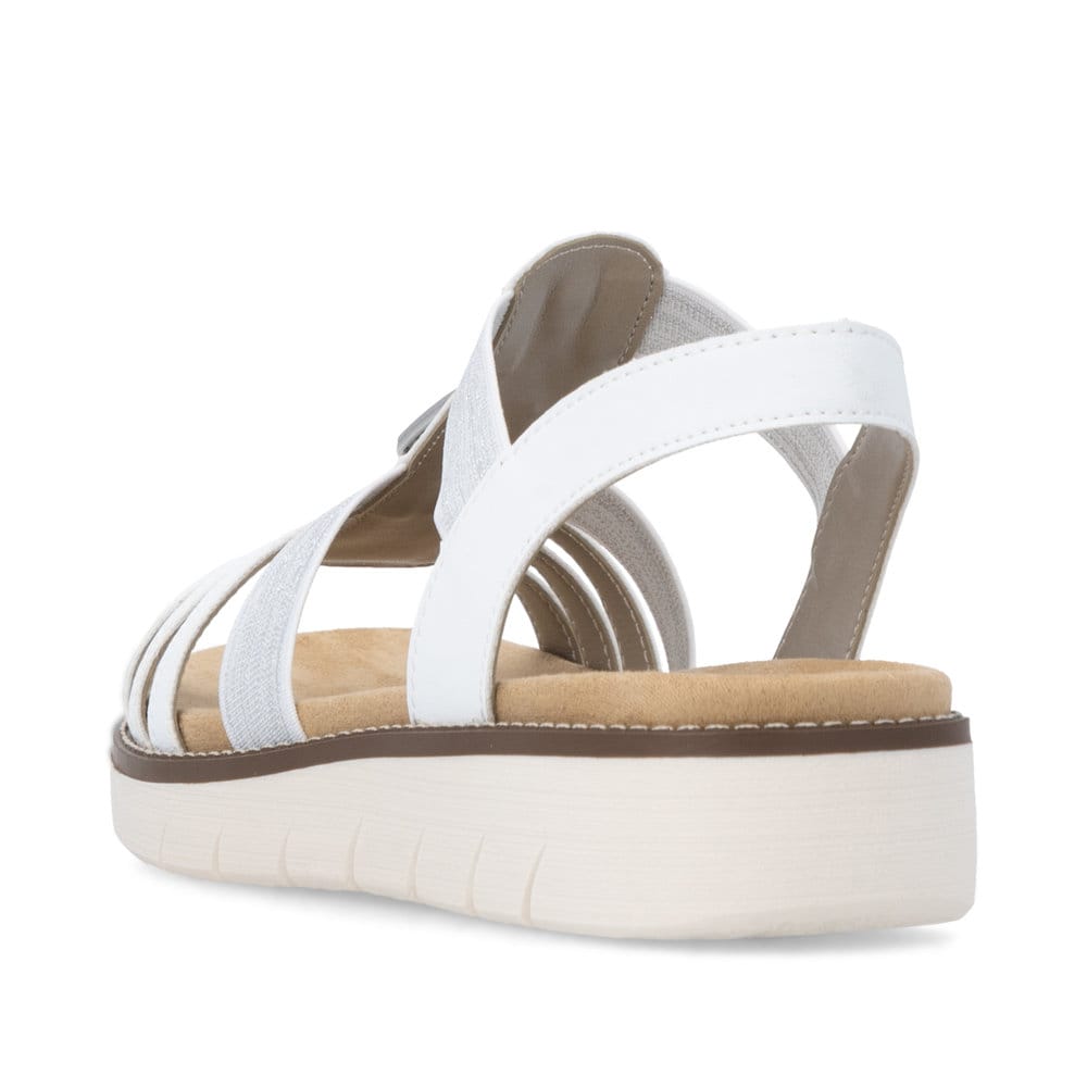 Remonte Damen Riemchensandalen - Weiss