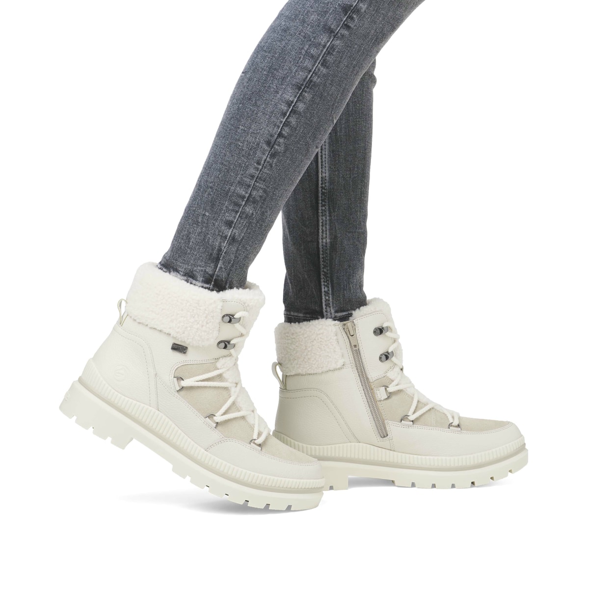 Remonte Damen Schnürstiefel - Weiss