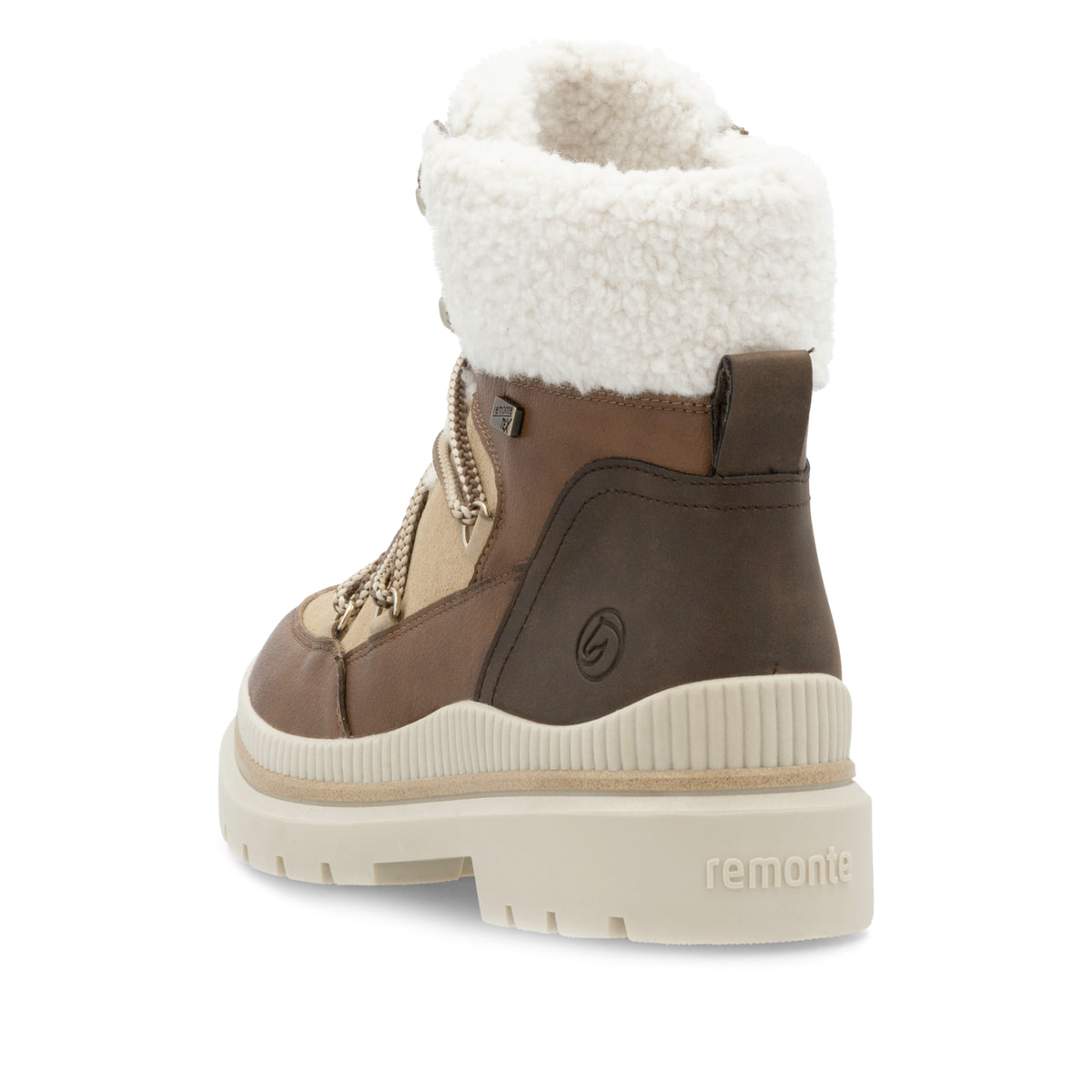 Remonte Damen Schnürstiefel - Beige