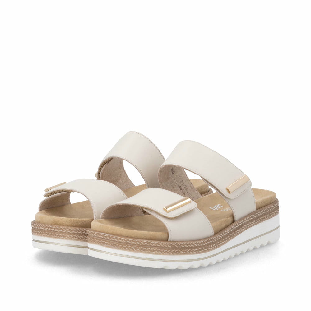 Remonte Damen Pantoletten - Beige