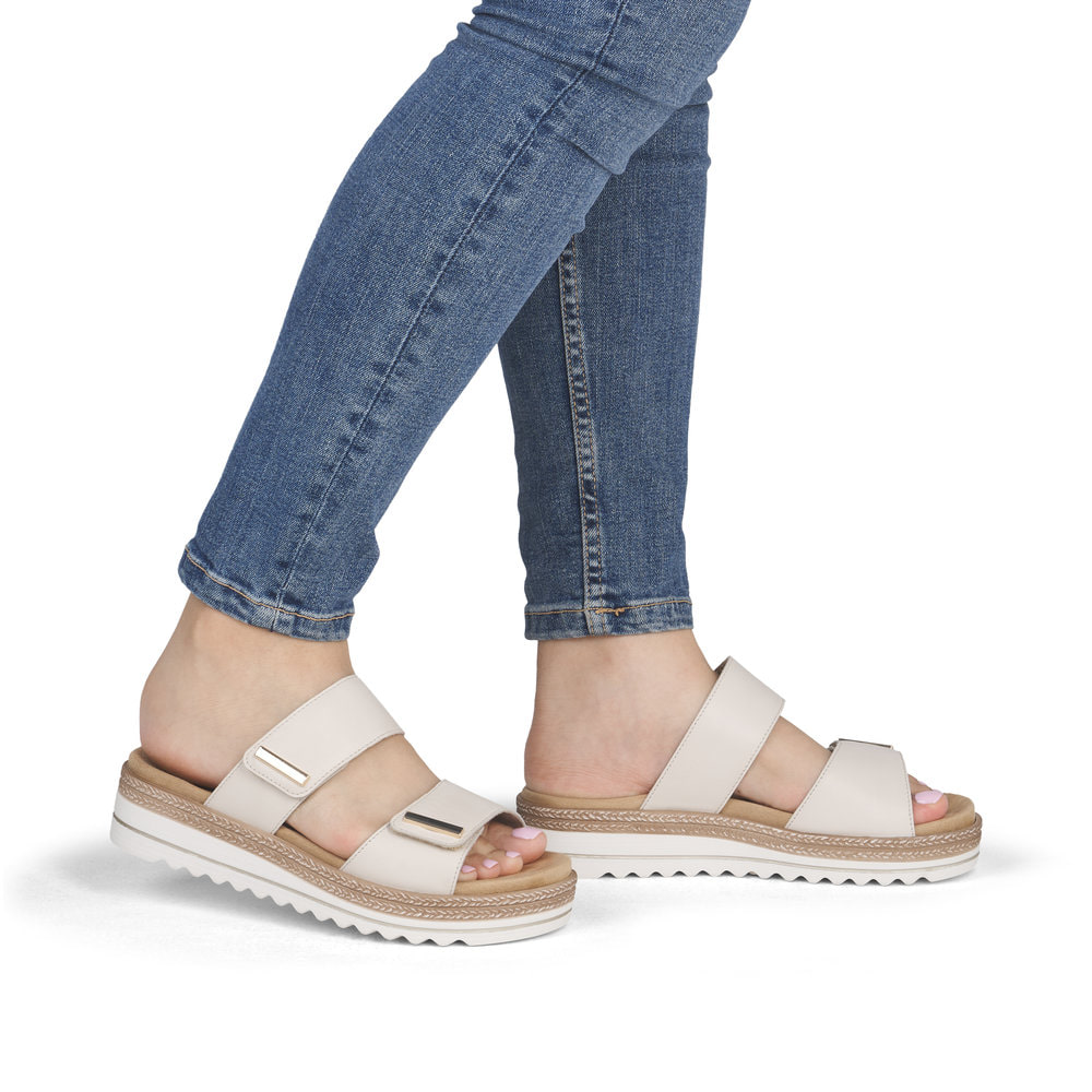 Remonte Damen Pantoletten - Beige